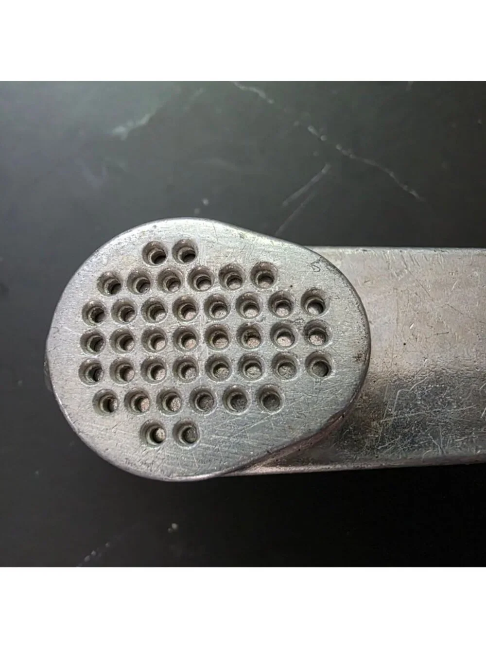 Vintage Susi Swiss-Made Metal Garlic Press Durable Kitchen Tool